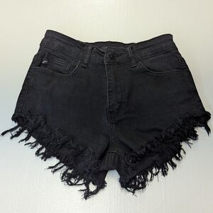 KanCan Black Cutoff Shorts Size 3/25